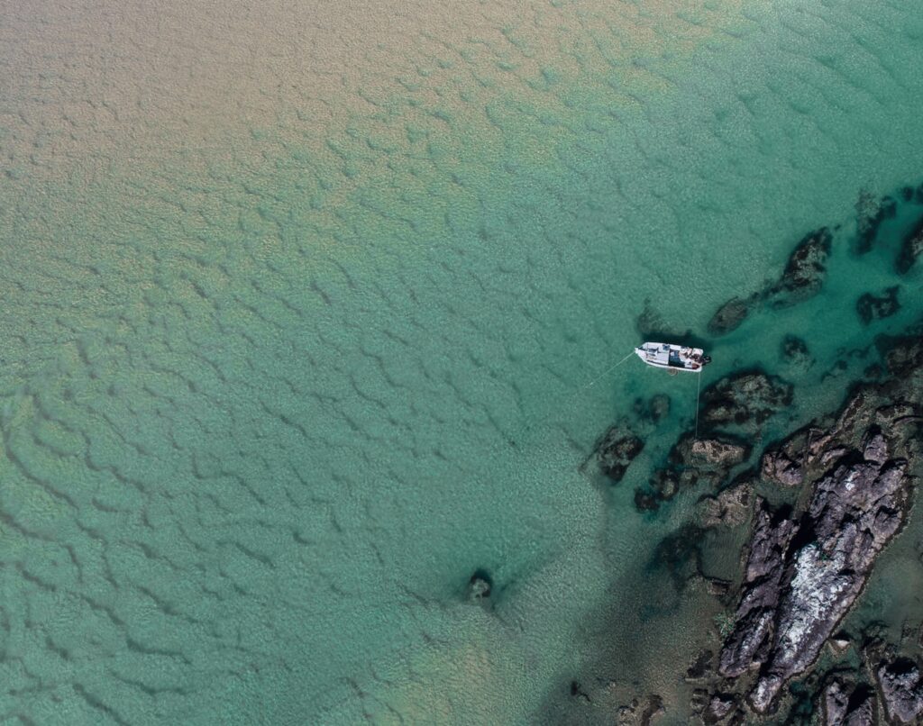 Drone,Shots,Of,Beautiful,Beaches,And,Rocks,In,Australia,With